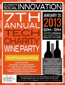 New England Tech Charity Wine Party